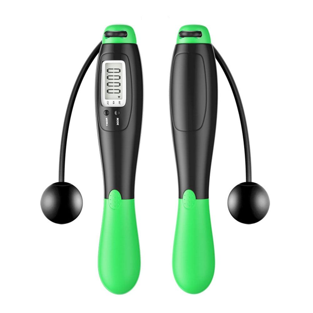 Smart Creative Counting Skipping Rope Wireless Skip Rope Electronic Digital Lose Weight Cordless Jump Ropes Weighted Cordless Jump Rope For Fitness Jump Rope Counter Adjustable Speed Skipping Rope For Men Women Stevvex