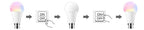Smart For Home LED Light Bulb E27 E14 GU10 B22 220V 110V  Spot Magic Changeable Lamp Lampada+IR Control Decoration RGB White  Compatible with Alexa Google Home, RGBCW Smart GU10 Bulb, WiFi Smart LED Spot Light Bulb Indoor Decoration Stevvex