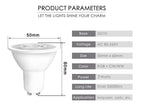 Smart For Home LED Light Bulb E27 E14 GU10 B22 220V 110V  Spot Magic Changeable Lamp Lampada+IR Control Decoration RGB White  Compatible with Alexa Google Home, RGBCW Smart GU10 Bulb, WiFi Smart LED Spot Light Bulb Indoor Decoration Stevvex
