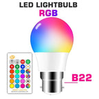 Smart For Home LED Light Bulb E27 E14 GU10 B22 220V 110V  Spot Magic Changeable Lamp Lampada+IR Control Decoration RGB White  Compatible with Alexa Google Home, RGBCW Smart GU10 Bulb, WiFi Smart LED Spot Light Bulb Indoor Decoration Stevvex