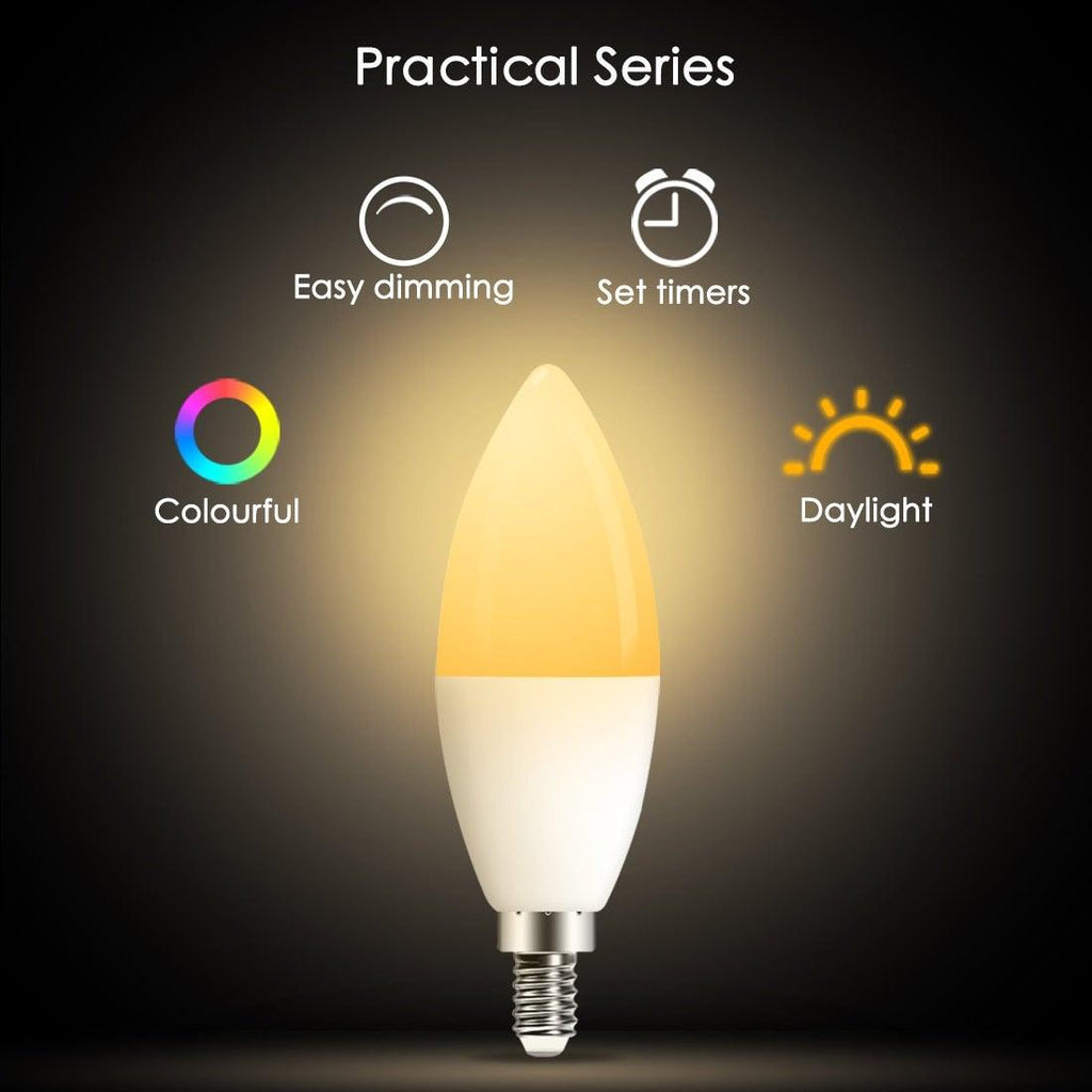Smart For Home LED Light Bulb E27 E14 GU10 B22 220V 110V  Spot Magic Changeable Lamp Lampada+IR Control Decoration RGB White  Compatible with Alexa Google Home, RGBCW Smart GU10 Bulb, WiFi Smart LED Spot Light Bulb Indoor Decoration Stevvex