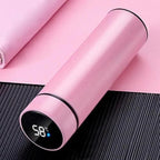 Smart LED Stainless Steel Water Bottle Intelligent Stay Hot/Cold Temperature Thermal Bottle Temperature Display Bottle For Children And Adults 500ml Stevvex