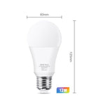 Smart Light Bulb E27 LED Lamp RGB+White+Warm White Work With Alexa Google Home Dimmable Timer Function RGB LED Bulb Bulb-Timer  Sunrise  Sunset Dimmable Multicolo Warm White No Hub Required Compatible With Alexa Google Home Assistant Stevvex