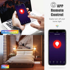 Smart Light Bulb E27 LED Lamp RGB+White+Warm White Work With Alexa Google Home Dimmable Timer Function RGB LED Bulb Bulb-Timer  Sunrise  Sunset Dimmable Multicolo Warm White No Hub Required Compatible With Alexa Google Home Assistant Stevvex
