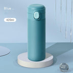 Smart Thermos Mug Mini Stainless Steel Thermos Cup Portable Leak Proof Water Cup with Filter Water Vacuum Tea Coffee Bottle Cup Smart Water bottle Stainless Steel Travel Mug Thermoses Cup Flask Stevvex