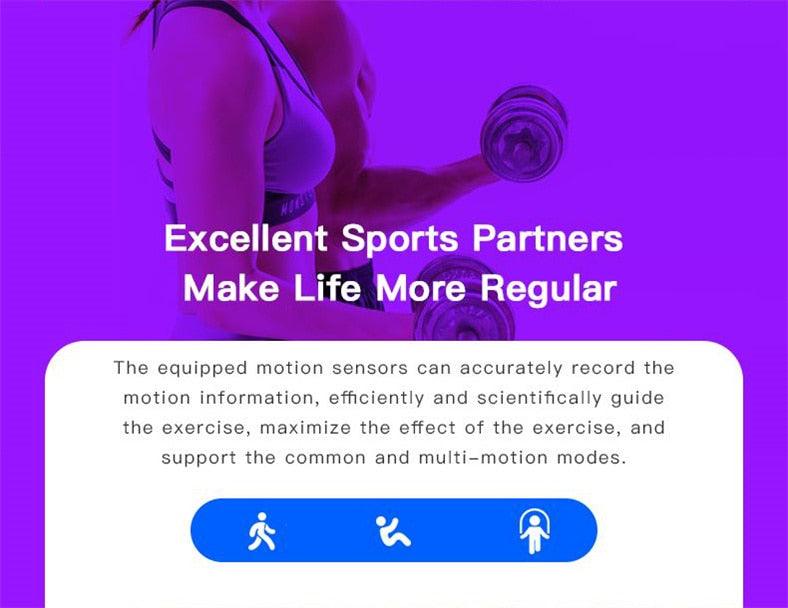 Smart Watch Heart Rate Fitness Tracker Men Women Smart Wristband Waterproof Sport Smartwatch With Touch Screen Digital Watch Fitness Trackers Heart Rate Monitor Step Counter Women Men Activity Watch Stevvex