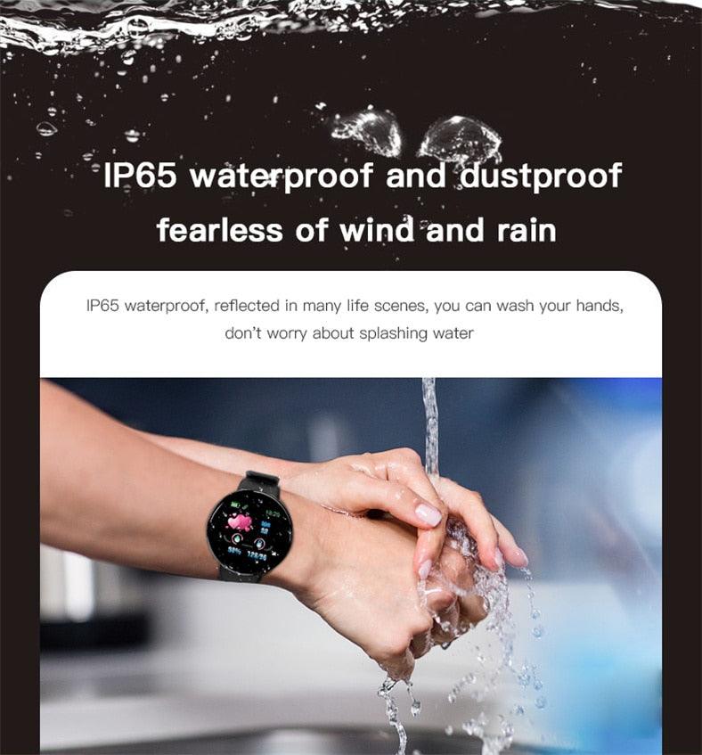 Smart Watch Heart Rate Fitness Tracker Men Women Smart Wristband Waterproof Sport Smartwatch With Touch Screen Digital Watch Fitness Trackers Heart Rate Monitor Step Counter Women Men Activity Watch Stevvex