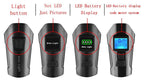 Smart Waterproof Bicycle Light USB Rechargeable Bike Front Light Flashlight With Bike Computer LCD Speedometer Waterproof Bicycles Light And Odometer Horn For Safe Cycling 4 Modes Fits For All Mountain Road Bikes Stevvex