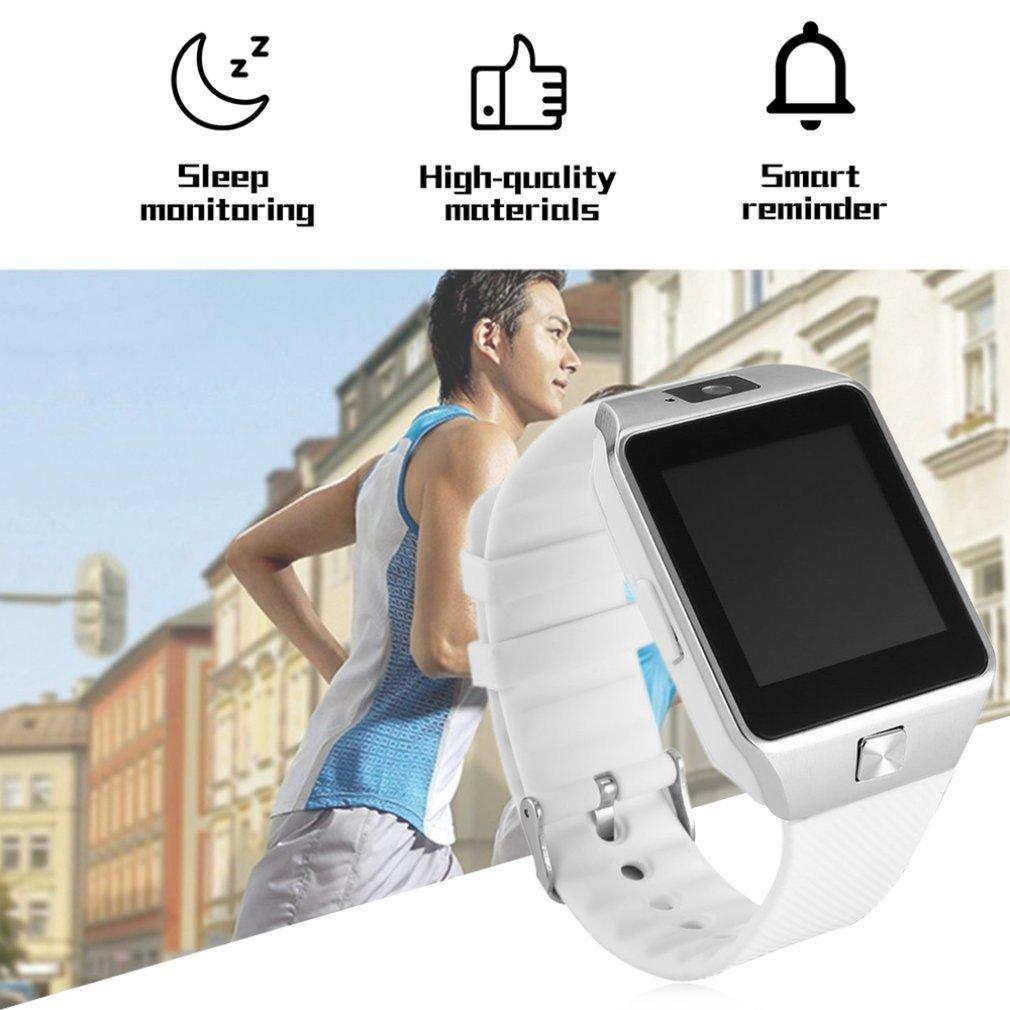 Smartwatch Support Card SIM Camera Sport Bluetooth Wristwatch Women Smart Watch Activity Fitness Tracker For Women Men Smartwatch For Android & iOS Phones Heart Rate Monitor Waterproof Fitness Watch Stevvex