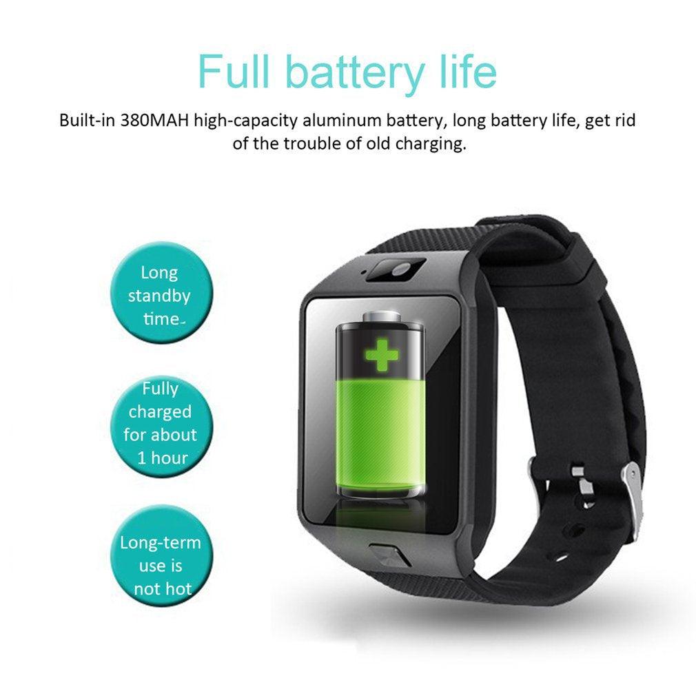 Smartwatch Support Card SIM Camera Sport Bluetooth Wristwatch Women Smart Watch Activity Fitness Tracker For Women Men Smartwatch For Android & iOS Phones Heart Rate Monitor Waterproof Fitness Watch Stevvex