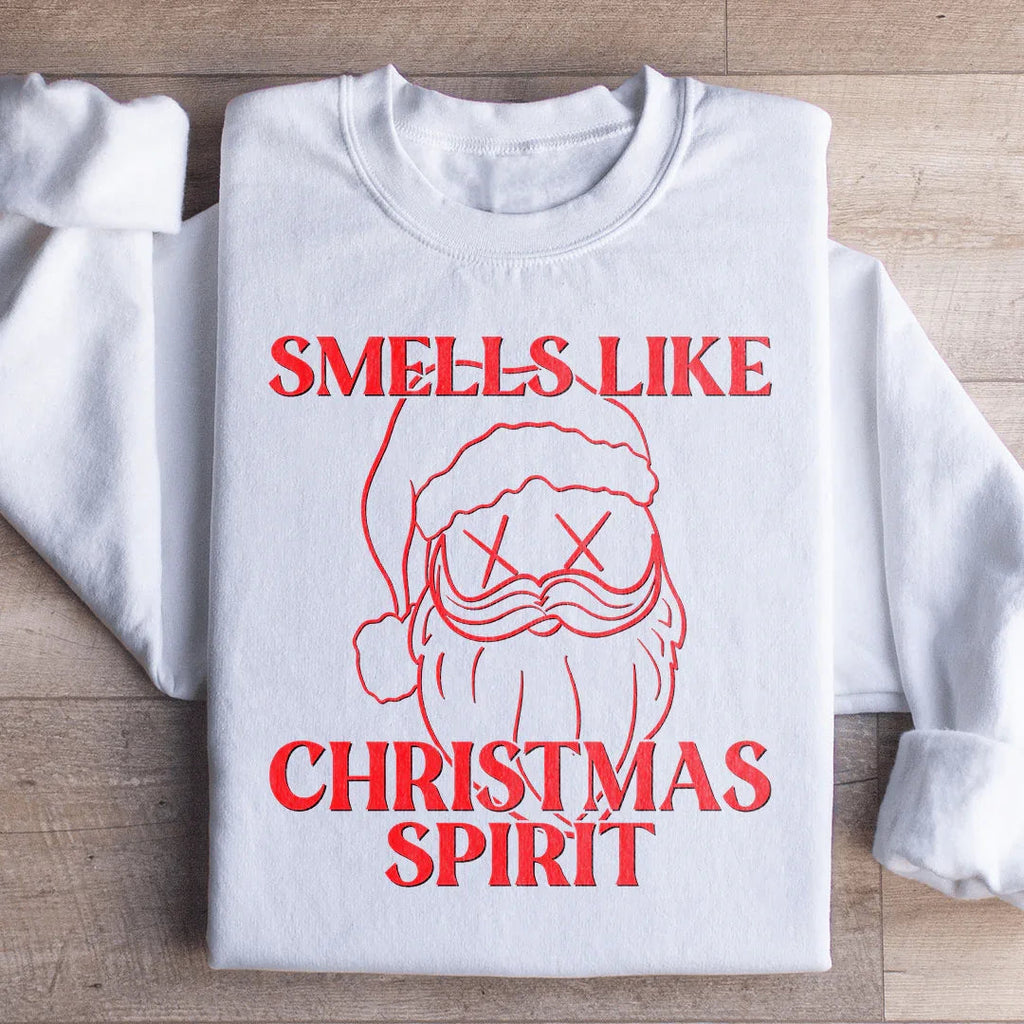 Smells Like Christmas Spirit Sweatshirt Peachy Sunday