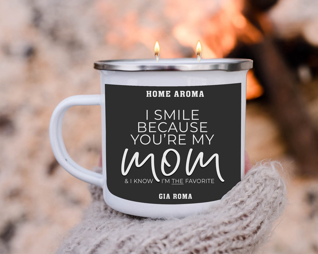 Mothers Day Candle Mug 16oz Reusable Metal Candle Soy Gift BandsCo Straps