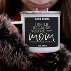 Mothers Day Candle Mug 16oz Reusable Metal Candle Soy Gift BandsCo Straps