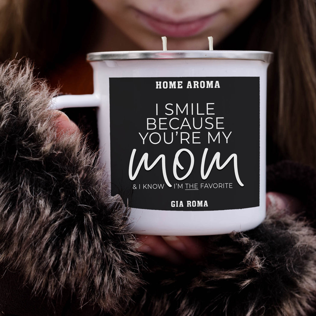 Mothers Day Candle Mug 16oz Reusable Metal Candle Soy Gift BandsCo Straps