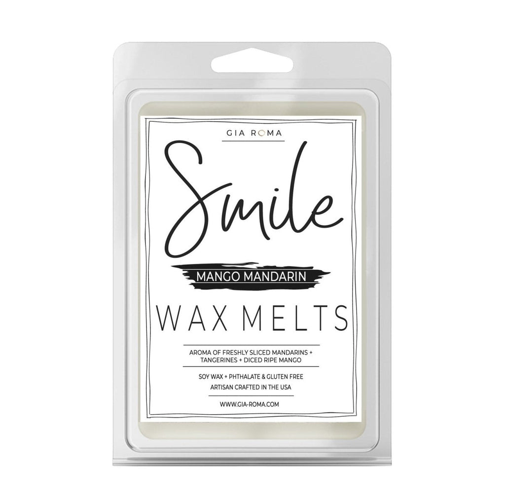 Mango Mandarin Scented Wax Melts Pack Refreshing Mandarin Tangerine Mango Aroma Long Lasting Home Fragrance BandsCo Straps