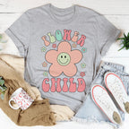 Smiley Flower Child Tee Peachy Sunday
