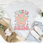 Smiley Flower Child Tee Peachy Sunday