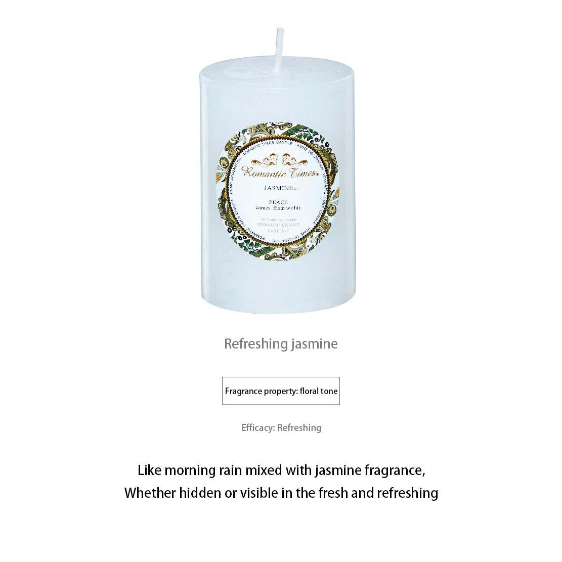 Smokeless Soy Wax Scented Candles Scented Pillar Candles Dripless Clean Burning Smokeless Dinner Candle For Wedding Party Restaurants Home Candles Church Wedding Birthday Holiday Scented Buddhist Creative Candles Stevvex