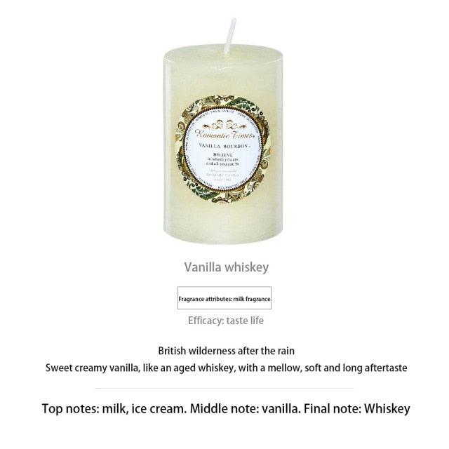 Smokeless Soy Wax Scented Candles Scented Pillar Candles Dripless Clean Burning Smokeless Dinner Candle For Wedding Party Restaurants Home Candles Church Wedding Birthday Holiday Scented Buddhist Creative Candles Stevvex