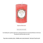 Smokeless Soy Wax Scented Candles Scented Pillar Candles Dripless Clean Burning Smokeless Dinner Candle For Wedding Party Restaurants Home Candles Church Wedding Birthday Holiday Scented Buddhist Creative Candles Stevvex
