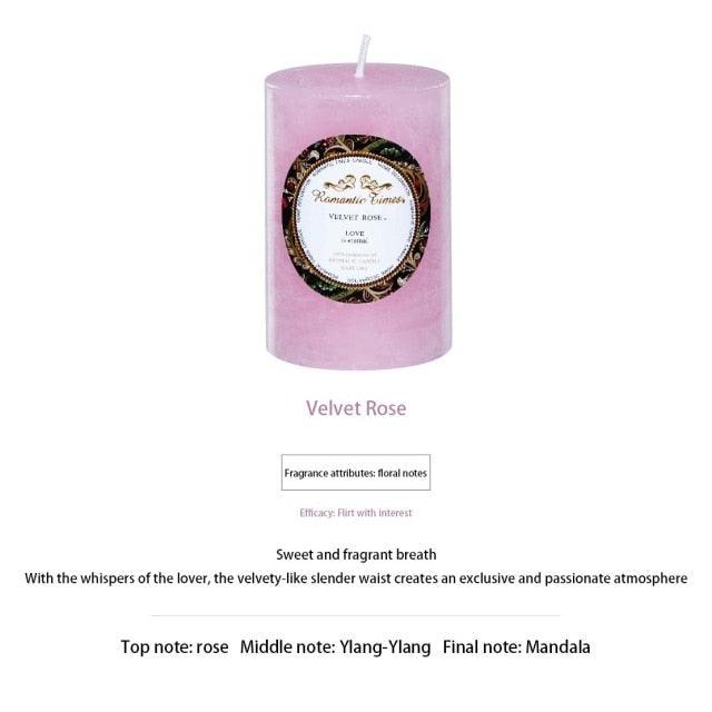 Smokeless Soy Wax Scented Candles Scented Pillar Candles Dripless Clean Burning Smokeless Dinner Candle For Wedding Party Restaurants Home Candles Church Wedding Birthday Holiday Scented Buddhist Creative Candles Stevvex