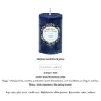 Smokeless Soy Wax Scented Candles Scented Pillar Candles Dripless Clean Burning Smokeless Dinner Candle For Wedding Party Restaurants Home Candles Church Wedding Birthday Holiday Scented Buddhist Creative Candles Stevvex