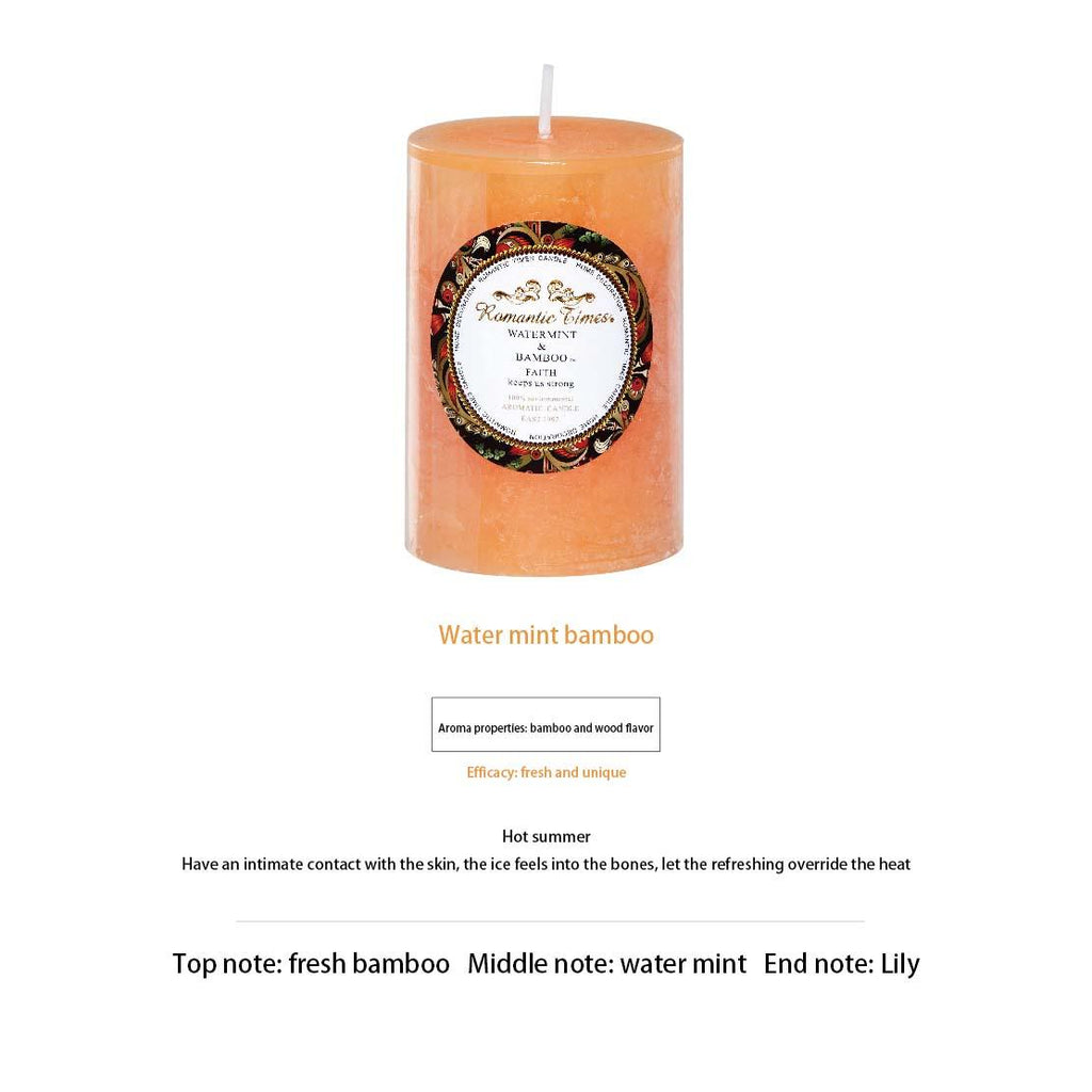 Smokeless Soy Wax Scented Candles Scented Pillar Candles Dripless Clean Burning Smokeless Dinner Candle For Wedding Party Restaurants Home Candles Church Wedding Birthday Holiday Scented Buddhist Creative Candles Stevvex