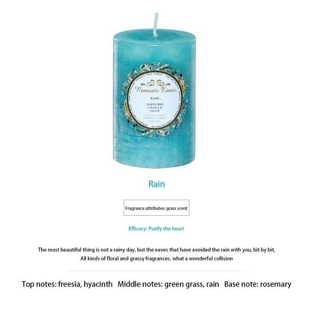 Smokeless Soy Wax Scented Candles Scented Pillar Candles Dripless Clean Burning Smokeless Dinner Candle For Wedding Party Restaurants Home Candles Church Wedding Birthday Holiday Scented Buddhist Creative Candles Stevvex