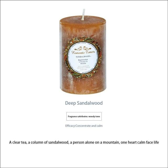 Smokeless Soy Wax Scented Candles Scented Pillar Candles Dripless Clean Burning Smokeless Dinner Candle For Wedding Party Restaurants Home Candles Church Wedding Birthday Holiday Scented Buddhist Creative Candles Stevvex