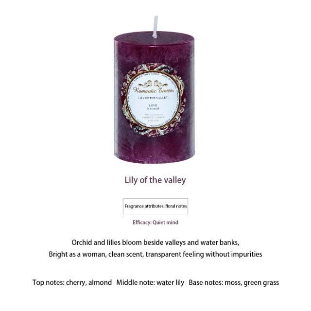 Smokeless Soy Wax Scented Candles Scented Pillar Candles Dripless Clean Burning Smokeless Dinner Candle For Wedding Party Restaurants Home Candles Church Wedding Birthday Holiday Scented Buddhist Creative Candles Stevvex