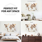 3D Wooden World Map Smokey Enjoy The Wood