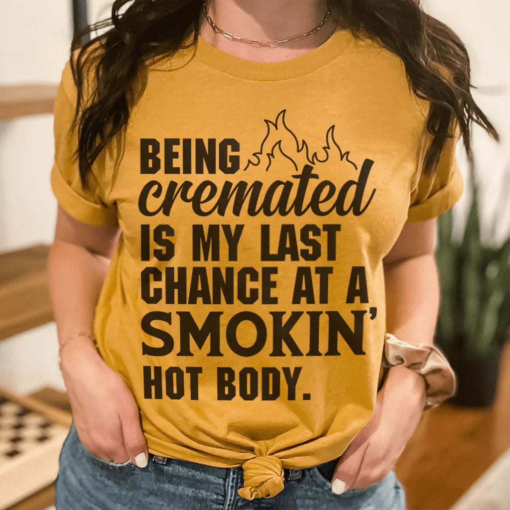 Smokin' Hot Body Tee Peachy Sunday