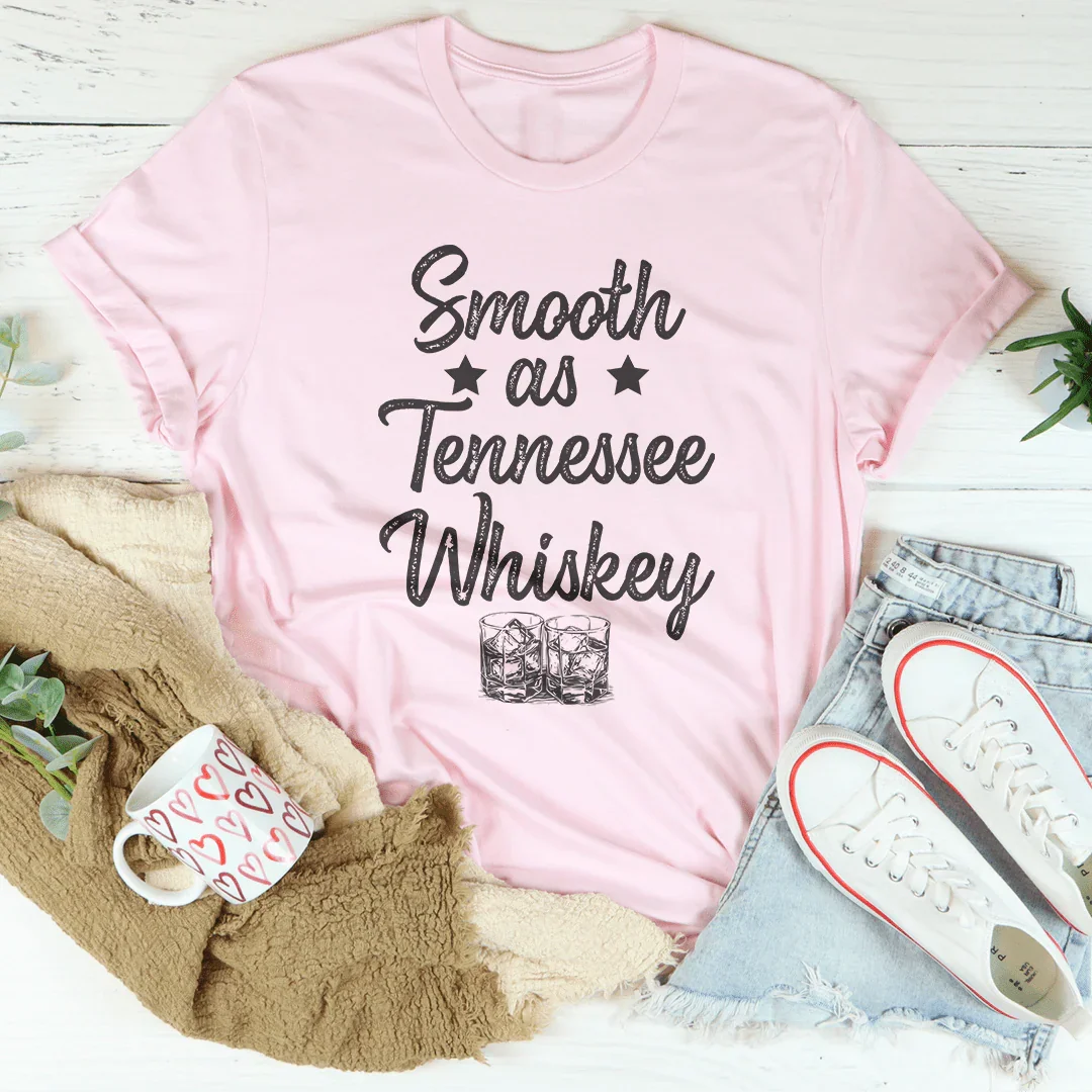 Smooth As Tennessee Whiskey Tee Peachy Sunday