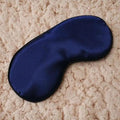 Smooth Pure Silk Sleep Rest Eye Mask Padded Shade Cover Travel Relax Eye Mask Sleeping Mask Comfortable Sleep Eye Cover With Adjustable Strap Stevvex