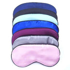 Smooth Pure Silk Sleep Rest Eye Mask Padded Shade Cover Travel Relax Eye Mask Sleeping Mask Comfortable Sleep Eye Cover With Adjustable Strap Stevvex
