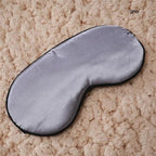 Smooth Pure Silk Sleep Rest Eye Mask Padded Shade Cover Travel Relax Eye Mask Sleeping Mask Comfortable Sleep Eye Cover With Adjustable Strap Stevvex