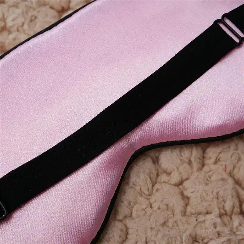 Smooth Pure Silk Sleep Rest Eye Mask Padded Shade Cover Travel Relax Eye Mask Sleeping Mask Comfortable Sleep Eye Cover With Adjustable Strap Stevvex