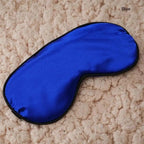 Smooth Pure Silk Sleep Rest Eye Mask Padded Shade Cover Travel Relax Eye Mask Sleeping Mask Comfortable Sleep Eye Cover With Adjustable Strap Stevvex