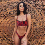 Snakeskin Bikini Women Swimwear Leopard Bikinis Swim Suit Push Up Swimsuit  Women's Bikini Scoop Neck Straps Cutout Crop Top with Cheeky Bottom Two Piece Swimsuits Female Beachwear Swimming Bikini Women Stevvex