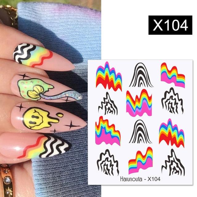 Snowflakes Nail Water Decals Christmas White Snow Transfer Sticker Decoration Slider Flower Leaf Manicuring Art Paper Tips Snowflake Bronzing Christmas Slider Nail Art 3D Decals Decoration Decals Snowflakes Elk Bear Christmas Xmas Stickers Stevvex
