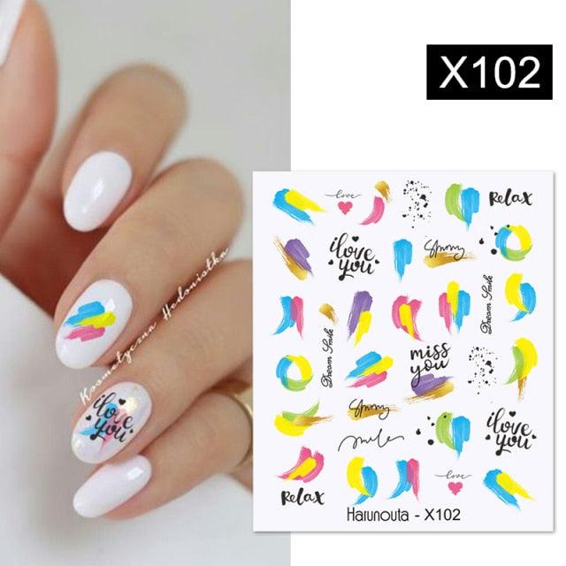Snowflakes Nail Water Decals Christmas White Snow Transfer Sticker Decoration Slider Flower Leaf Manicuring Art Paper Tips Snowflake Bronzing Christmas Slider Nail Art 3D Decals Decoration Decals Snowflakes Elk Bear Christmas Xmas Stickers Stevvex