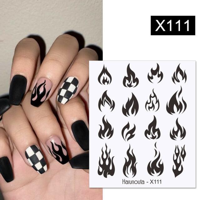 Snowflakes Nail Water Decals Christmas White Snow Transfer Sticker Decoration Slider Flower Leaf Manicuring Art Paper Tips Snowflake Bronzing Christmas Slider Nail Art 3D Decals Decoration Decals Snowflakes Elk Bear Christmas Xmas Stickers Stevvex