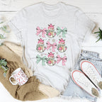 Snowman Coquette Tee Peachy Sunday