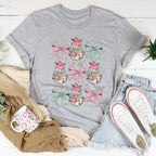Snowman Coquette Tee Peachy Sunday