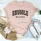 Snuggle Weather Tee Peachy Sunday