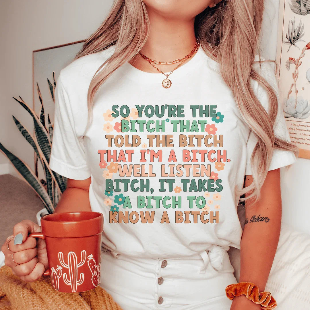 So You're The B Tee Peachy Sunday