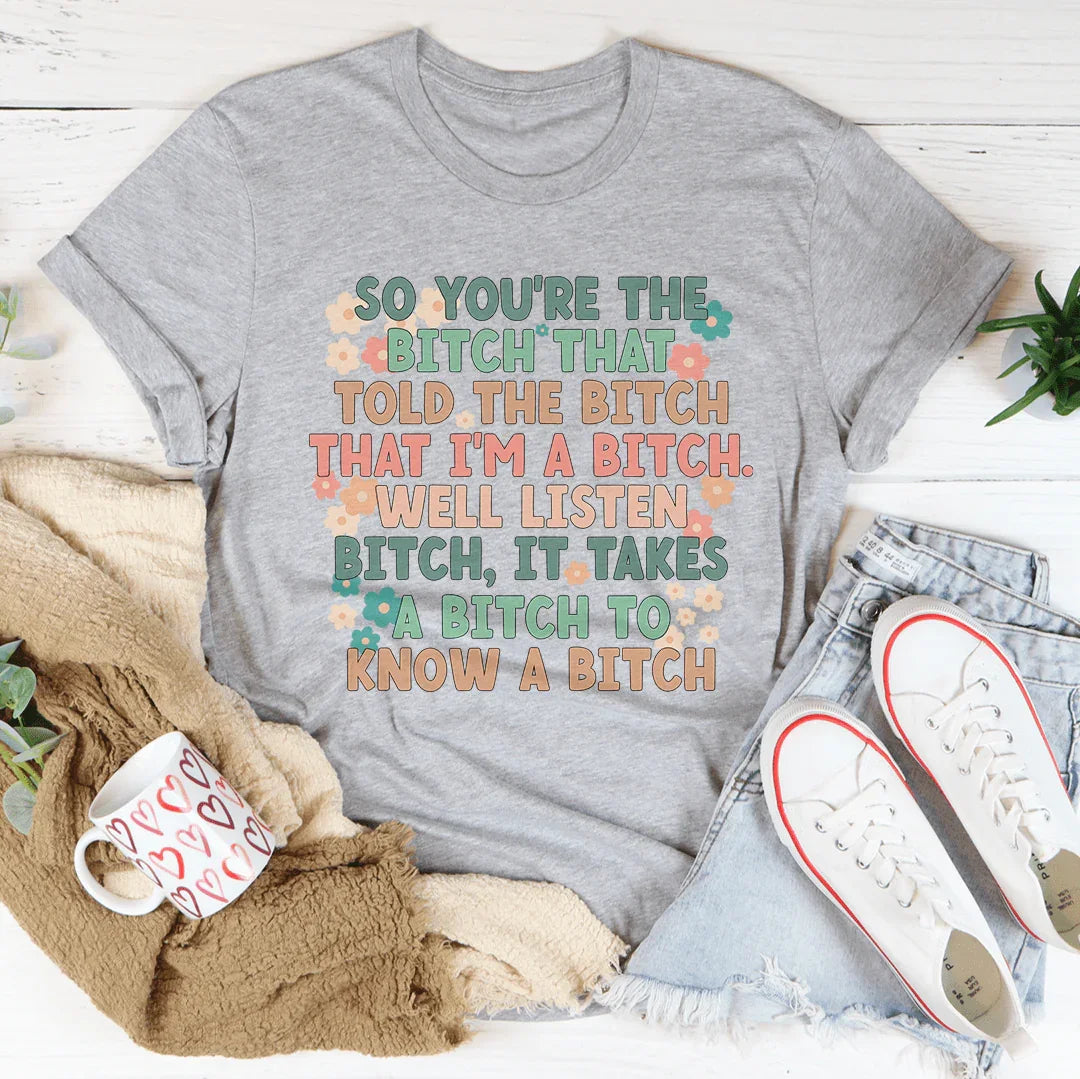 So You're The B Tee Peachy Sunday