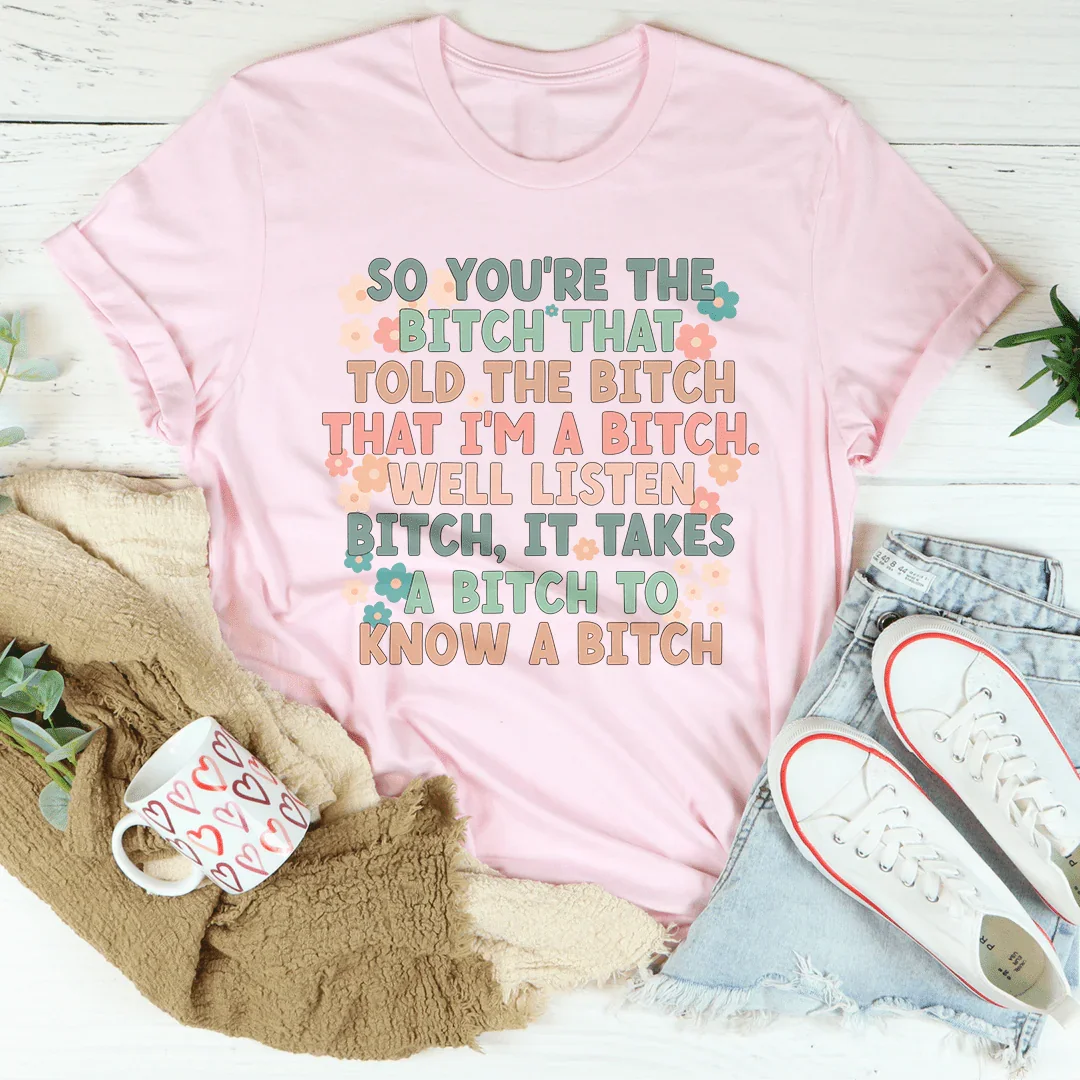 So You're The B Tee Peachy Sunday