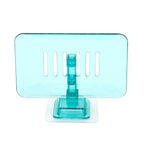 Soap Dish Suction Cup Soap Dish Soap Dish for Bathroom Case Soap Box Dish Storage Plate Drain Soap Box Soap Holder Transparent Soap Dish Drainer Tray - Suction Cup Soap Dish Holder Wall Mounted for Bathroom Shower