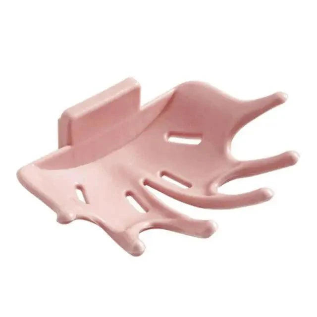 Soap Holder Bathroom Shower Dish Plates Storage Box With Drain Wall Mounted Self Adhesive Plastic Supplies Bathroom Soap Rack Suction Cup Bathroom Soap Dish Holder Shower Soap Dish Saver Tray Bar Soap Sponge Holder for Shower Bathroom Tub and Kitchen Stevvex